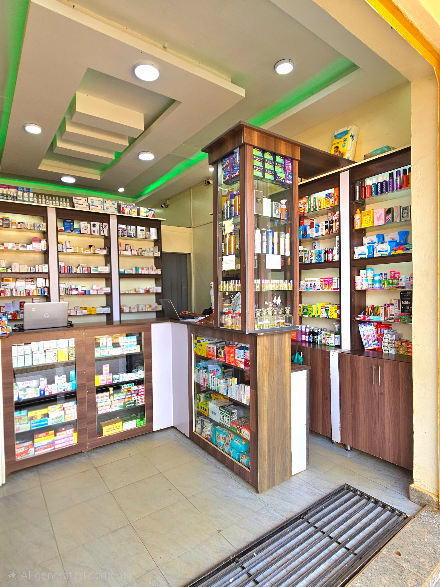 Kalidad Pharmacy Kahungabunyonyi Branch interior view